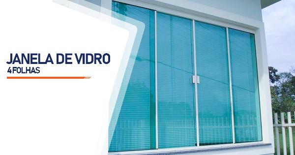 Janela De Vidro 4 Folhas Ribeirão Preto