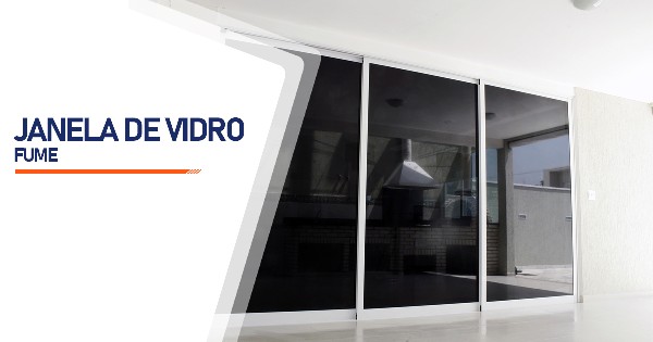 Janela De Vidro Temperado Fume Ribeirão Preto